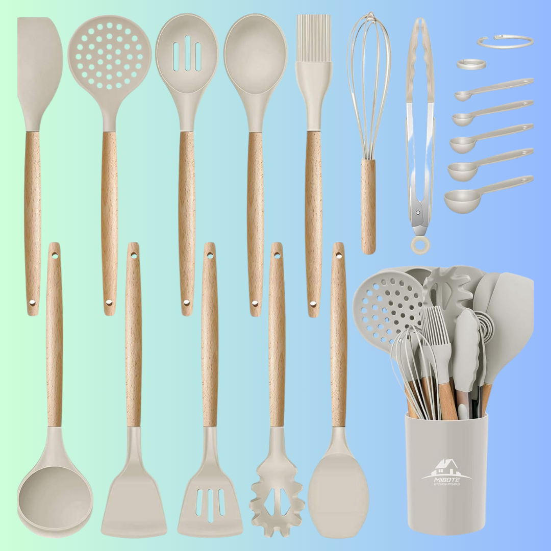 Mibote Silicone Utensils Set